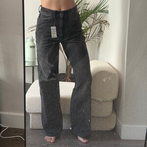 ASOS Women's High Rise Black Jeans